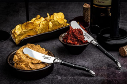 LAGUIOLE SDV-300824 Premium - no�e na maslo 4 ks, rukov� �ierna (3)