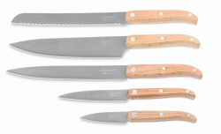 LAGUIOLE SDV-301449 Innovation - sada no�ov, rukov� dubov�, povrchov� �prava �epele s (1)