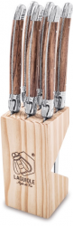 LAGUIOLE Premium - steakov� no�e 6 ks, rukov� dreven�