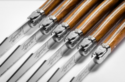 LAGUIOLE SDV-303870 Premium - steakov� no�e 6 ks, rukov� dreven� (1)