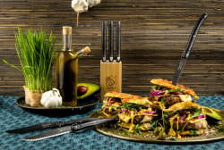 LAGUIOLE SDV-303924 Premium - steakov� no�e 6 ks, rukov� �ierna, povrchov� �prava �ep (3)