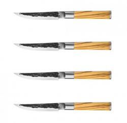 FORGED Olive - 4 kovan� steakov� no�e 11,5 cm z japonskej ocele