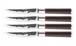 FORGED Sebra - 4 kovan� steakov� no�e 11,5 cm z japonskej ocele