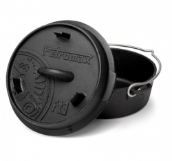 PETROMAX FT3 Liatinov� kotl�k bez no�i�iek s grilovac�m vekom s no�i�kami