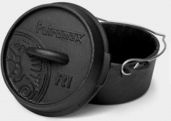 PETROMAX FT1 Liatinov� kotl�k bez no�i�iek s grilovac�m vekom s no�i�kami