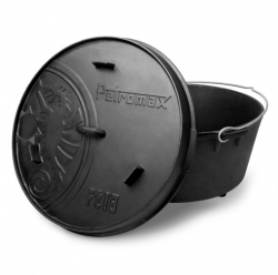 PETROMAX FT18 Liatinov� kotl�k "Dutch Oven" s no�i�kami l