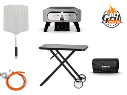 Set Cozze Pizza pec 17" na plyn CLASSIC so skladac�m stol�kom