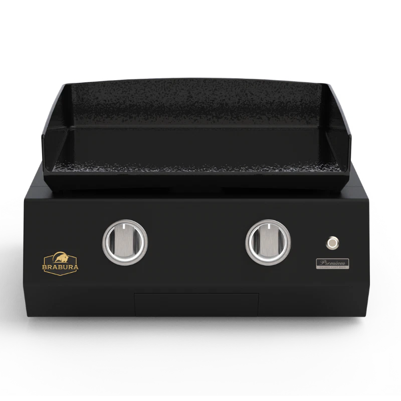BRABURA L CLASS ORIGINAL 20 Matt 2-hor�kov� vstavan� plancha plynov� gril s podsvieten�m