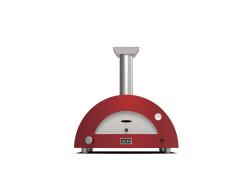 ALFA FORNI Pizza pec na drevo a plyn 3 PIZZE hybrid, �erven� antik
