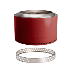 Solo Stove  nerezov� bezdymov� ohnisko YUKON 2.0 s podstavcom, �erven�