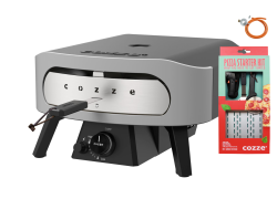Set Cozze Pizza pec 13" na plyn CLASSIC s lopatkou, kr�ja�om a infra teplomerom