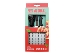 Cozze PIZZA STARTER KIT: lopata na pizzu, kr�ja� na pizzu, infra teplomer