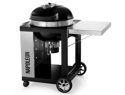 Napoleon Gril na dreven� uhlie PRO22K-CART-2 s liatinov�m ro�tom a voz�kom