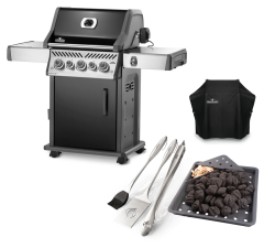 Set Napoleon hybridn� gril Rogue SE 425 plynov�  gril + z�sobn�k na uhlie +obal +n�radie