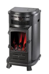 MEVA UTB25001 liatinov� plynov� pec Verona s ventil�torom s pocitom otvoren�ho oh�a